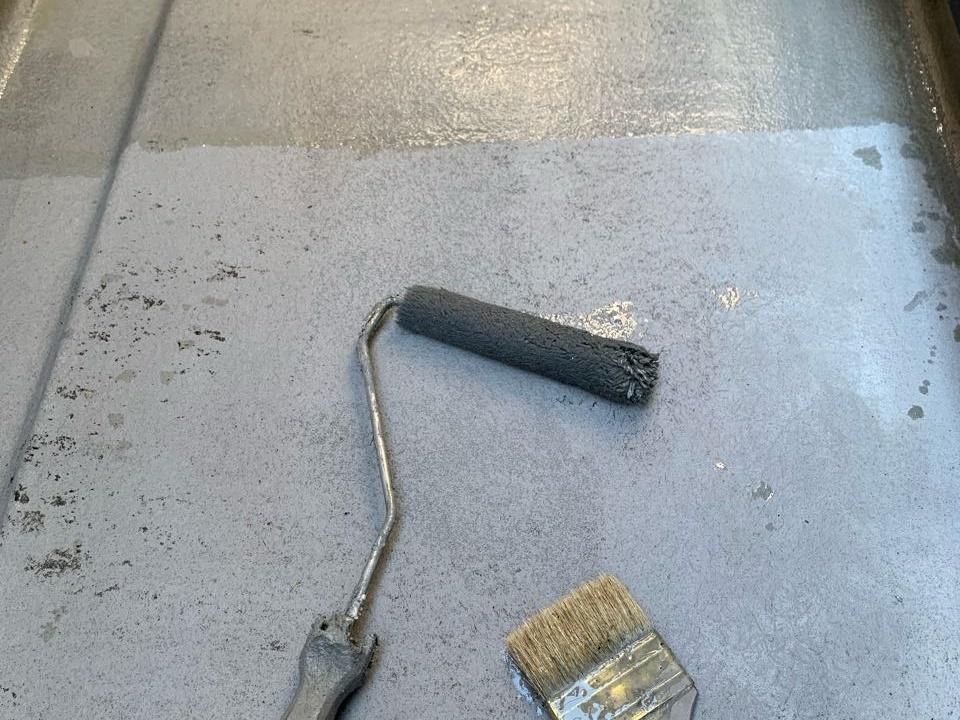 【防水工事】プライマー塗布