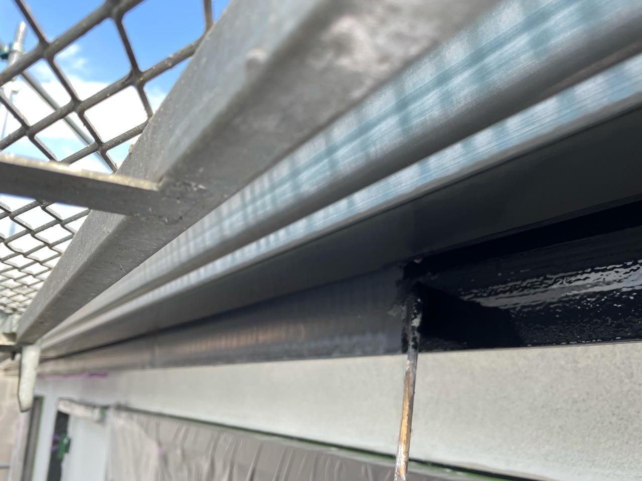 【破風・鼻隠し塗装】下塗り