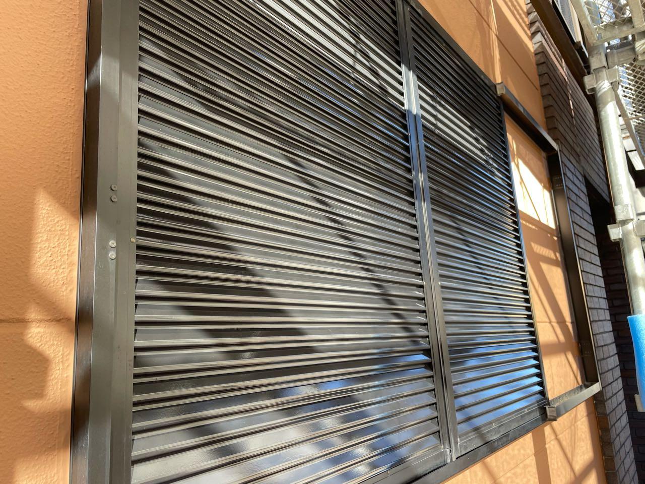 【雨戸塗装】完了