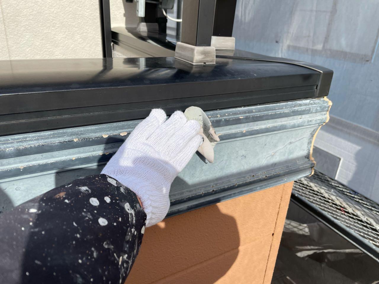 【帯塗装】ケレン作業