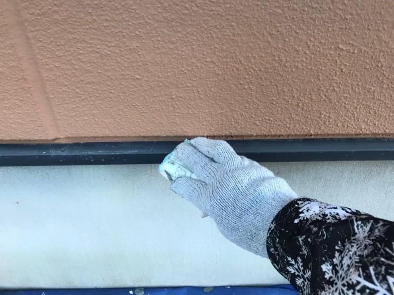 【水切り塗装】ケレン作業