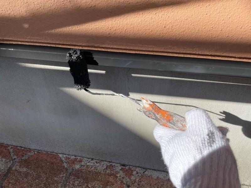 【水切り塗装】上塗り