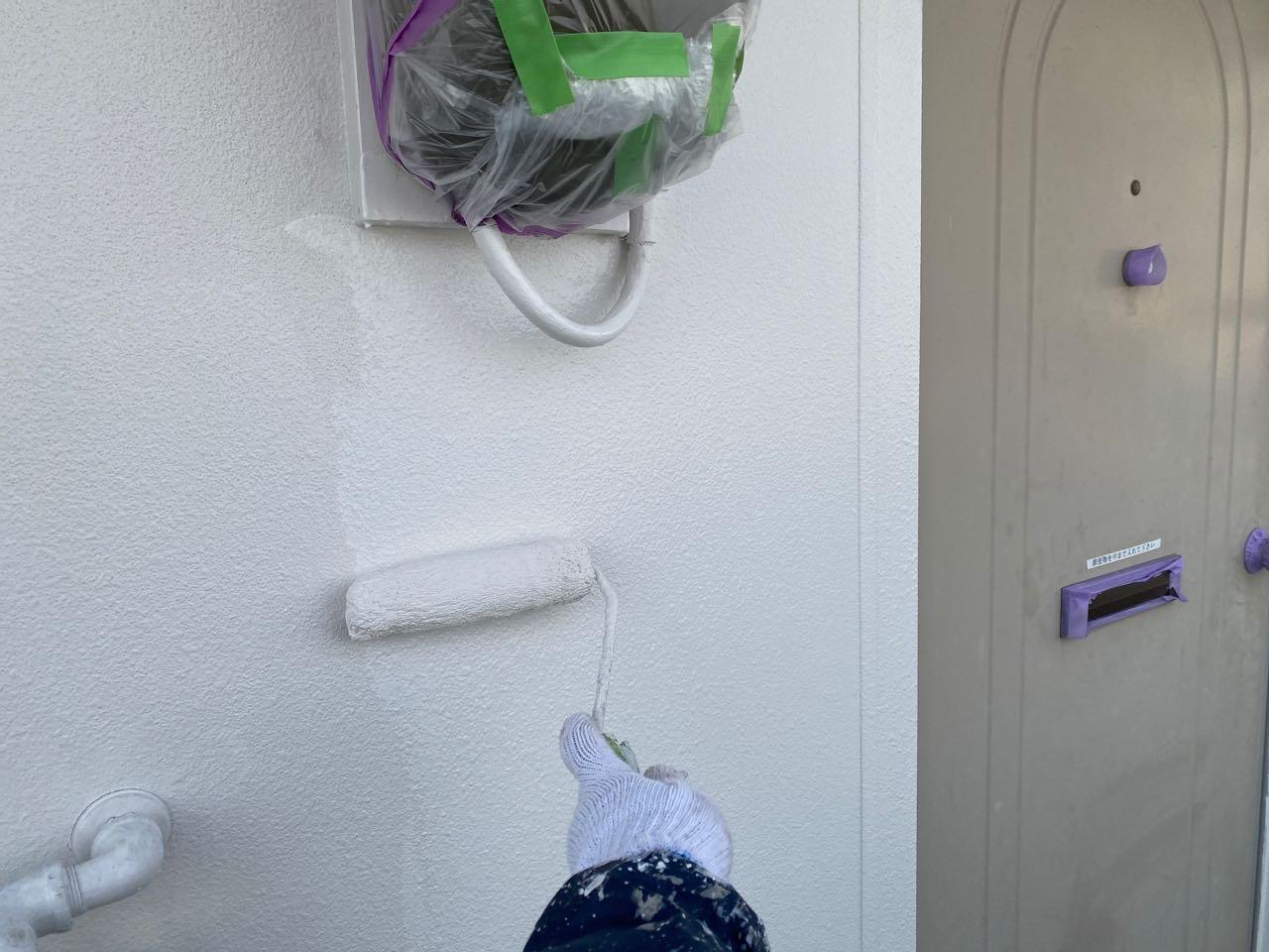 【外壁塗装1】上塗り