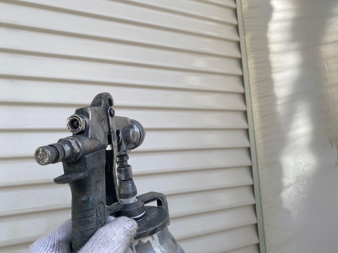 【雨戸塗装】上塗り