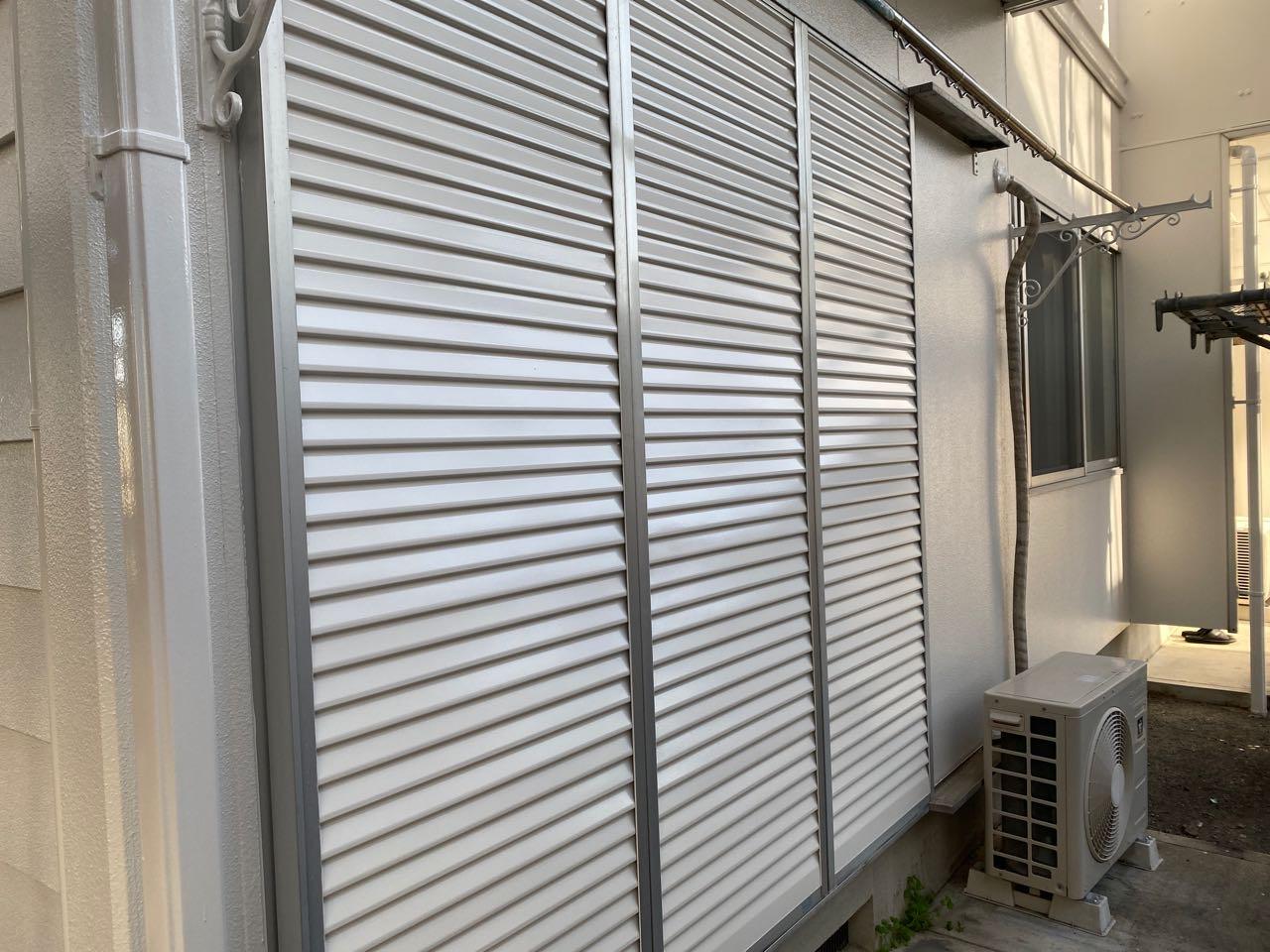 【雨戸塗装】完了