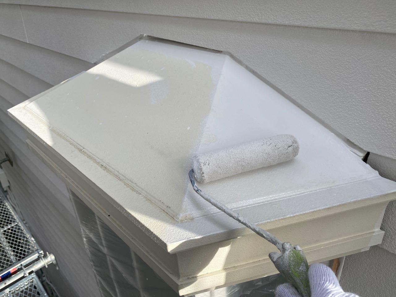 【庇塗装】下塗り