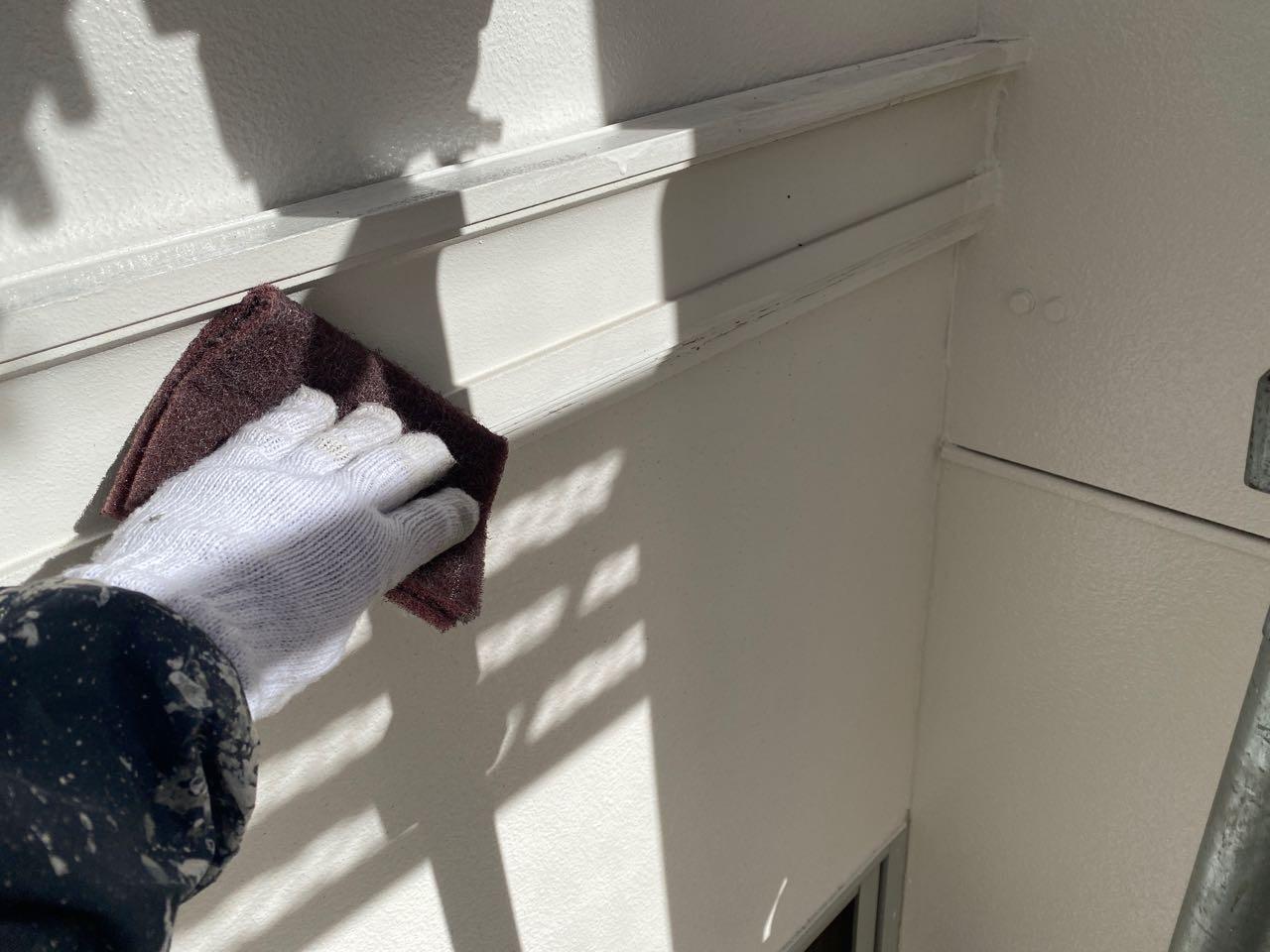 【帯塗装】ケレン作業