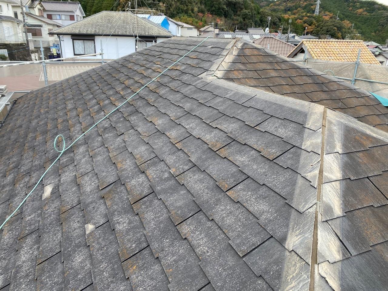 【屋根板金工事】棟撤去