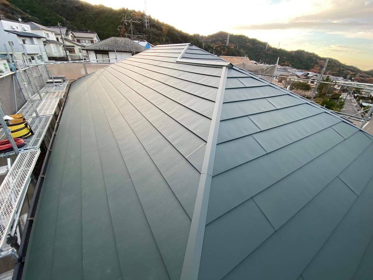 【屋根板金工事】完成全景