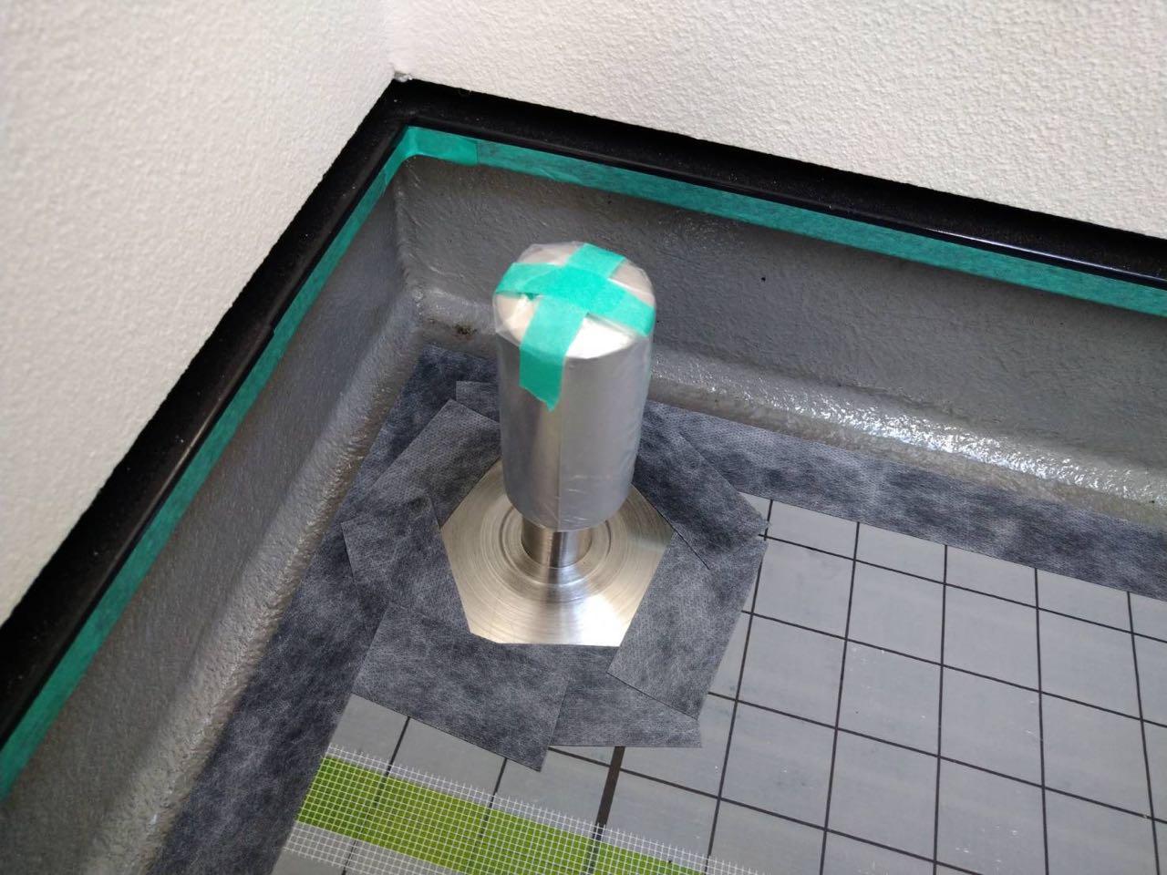 【防水工事】脱気筒取付