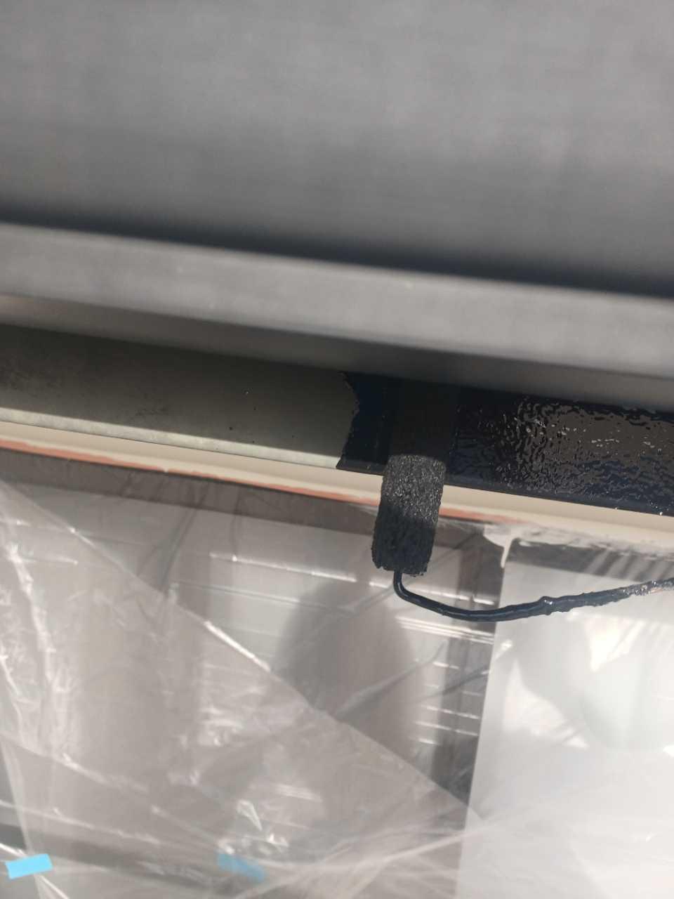 【破風・鼻隠し塗装】下塗り