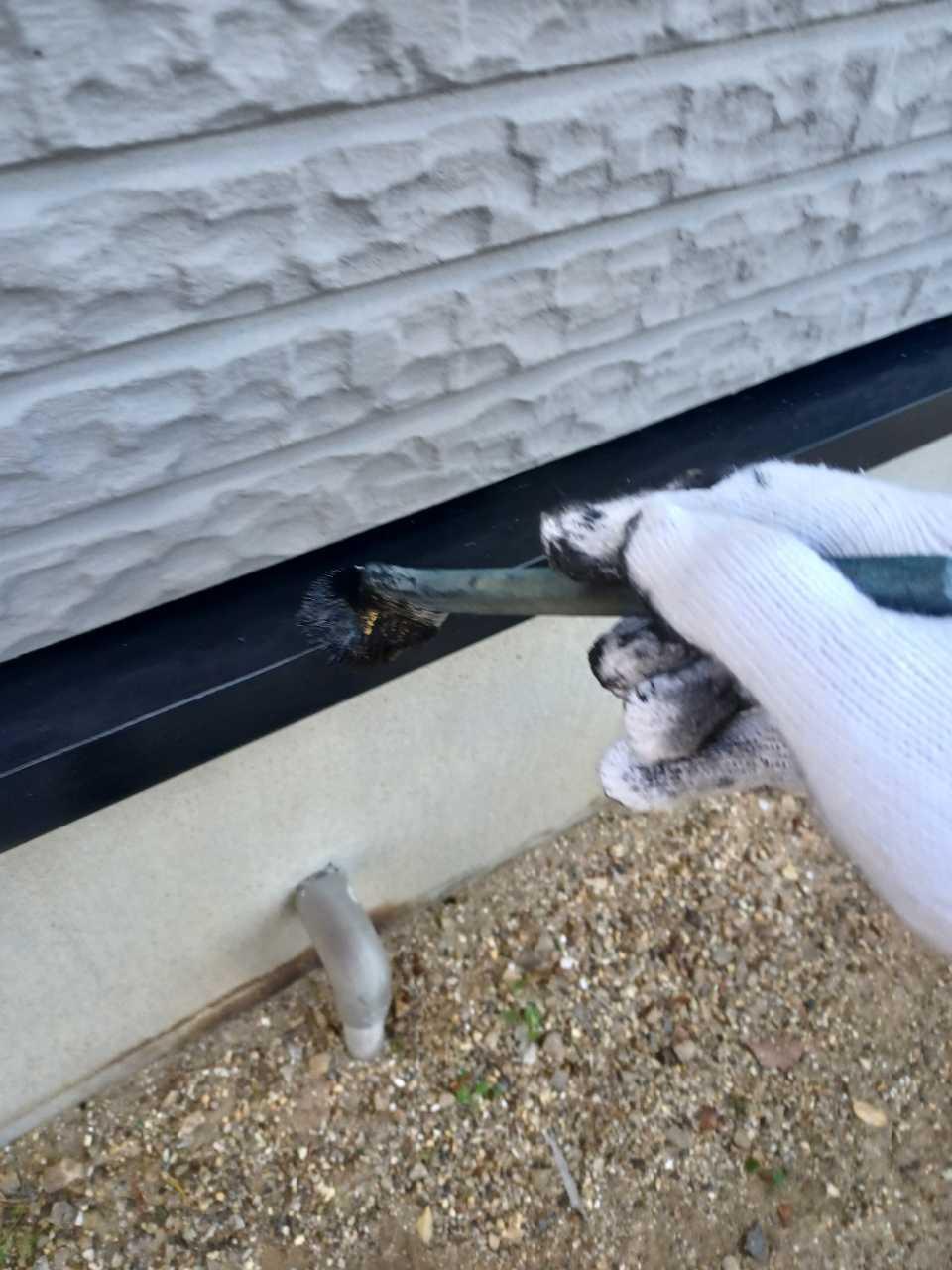 【水切り塗装】上塗り