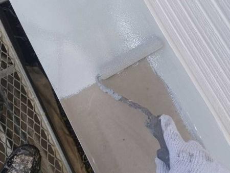 【庇塗装】下塗り