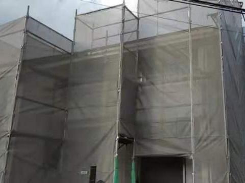 【足場設置工事】完了全景