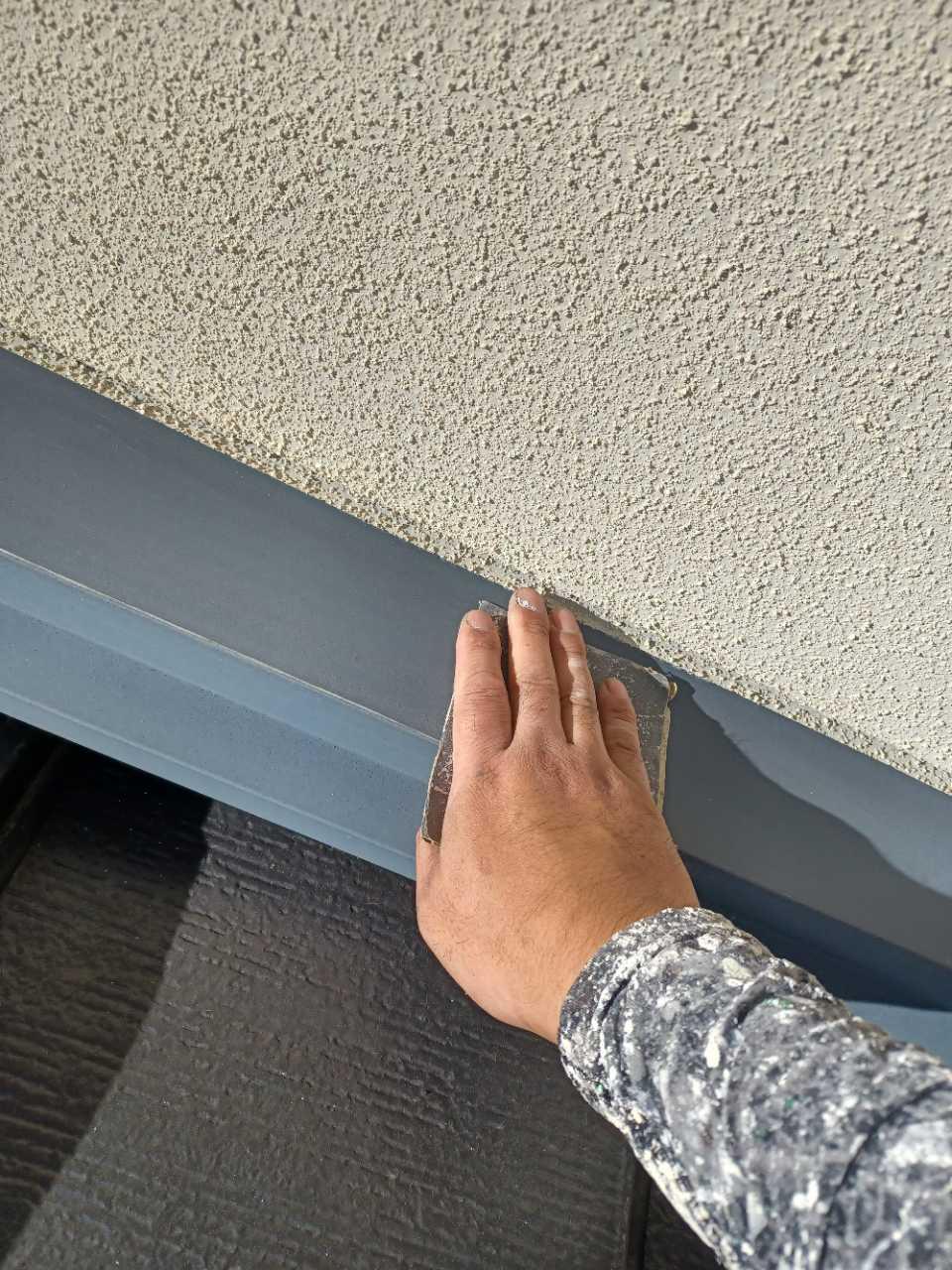 【熨斗板金塗装】ケレン作業