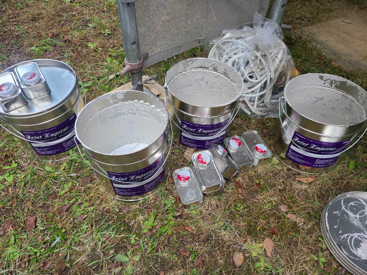 【シーリング工事】ヘラ押さえ