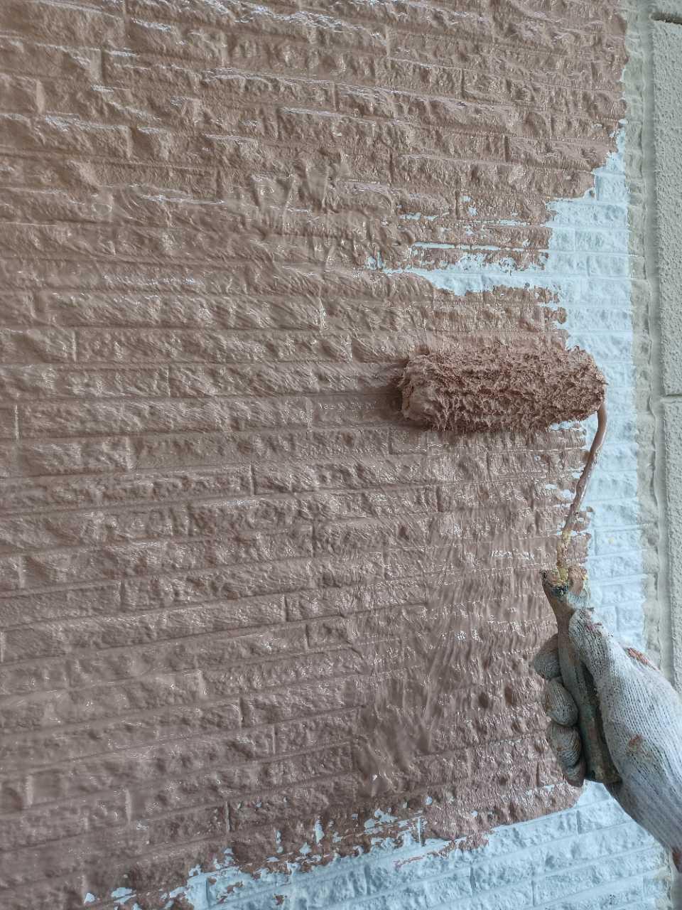 【外壁塗装2】中塗り