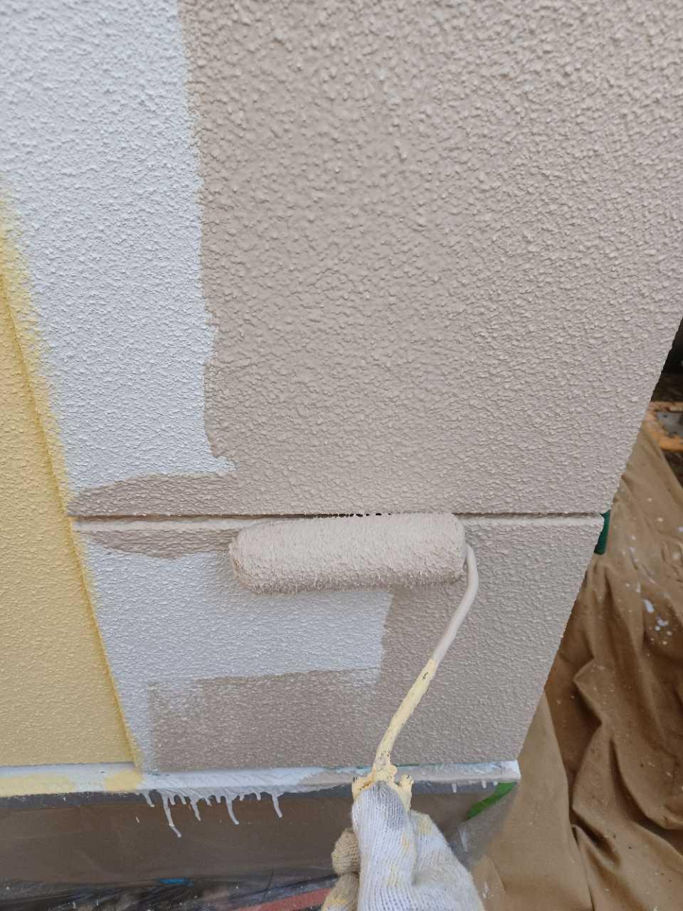 【外壁塗装3】中塗り