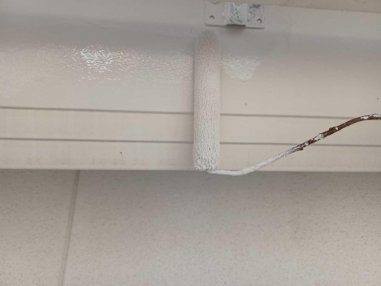 【破風・鼻隠し塗装】下塗り