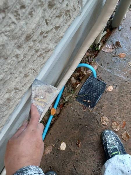 【水切り塗装】ケレン作業