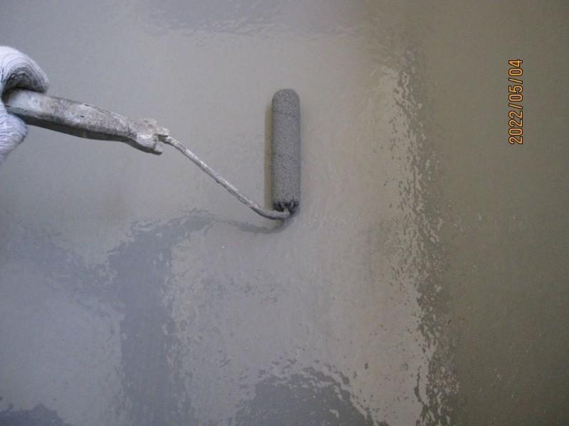 【防水工事】ウレタン防水塗布2回目