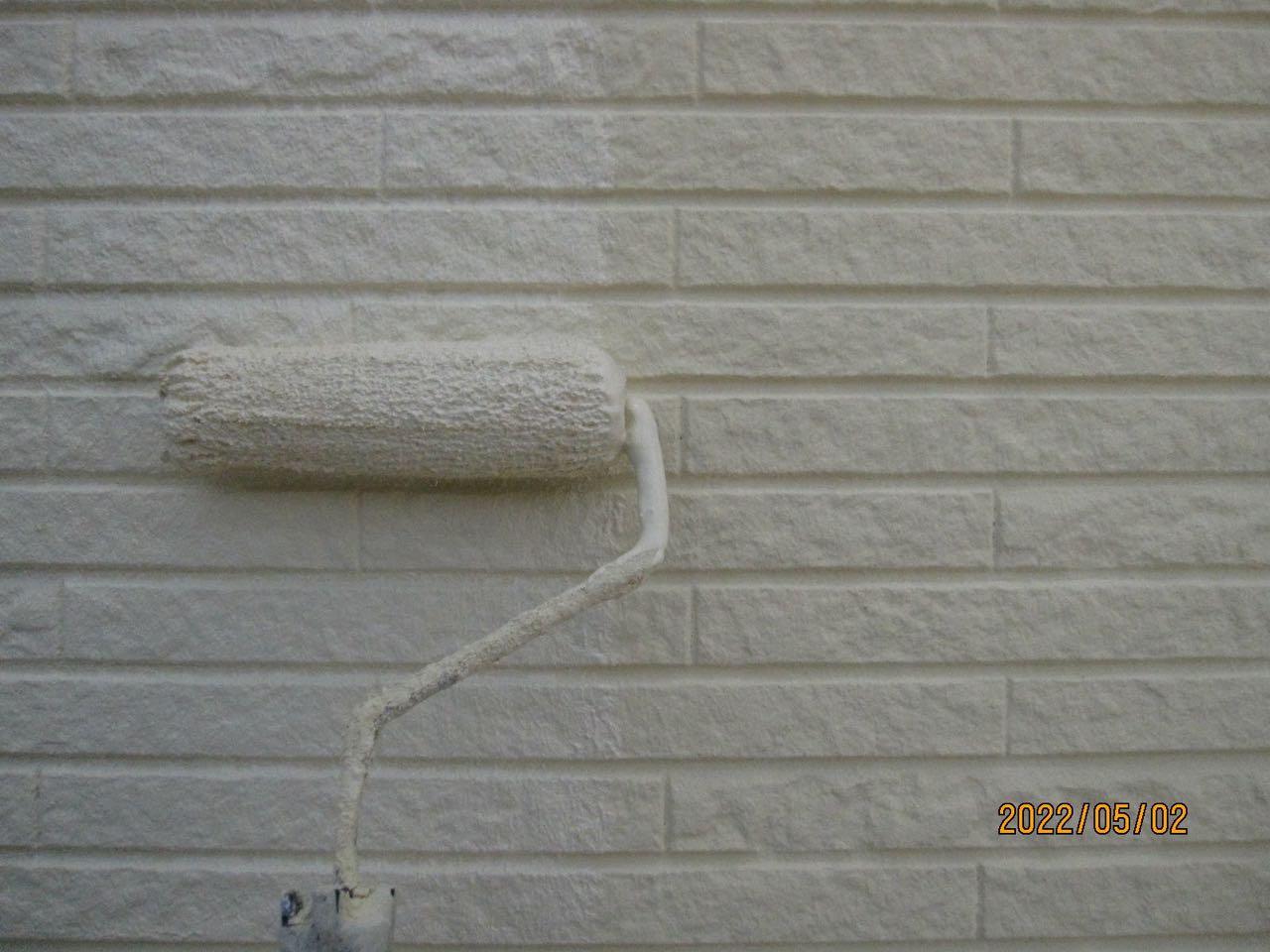 【外壁塗装1】上塗り