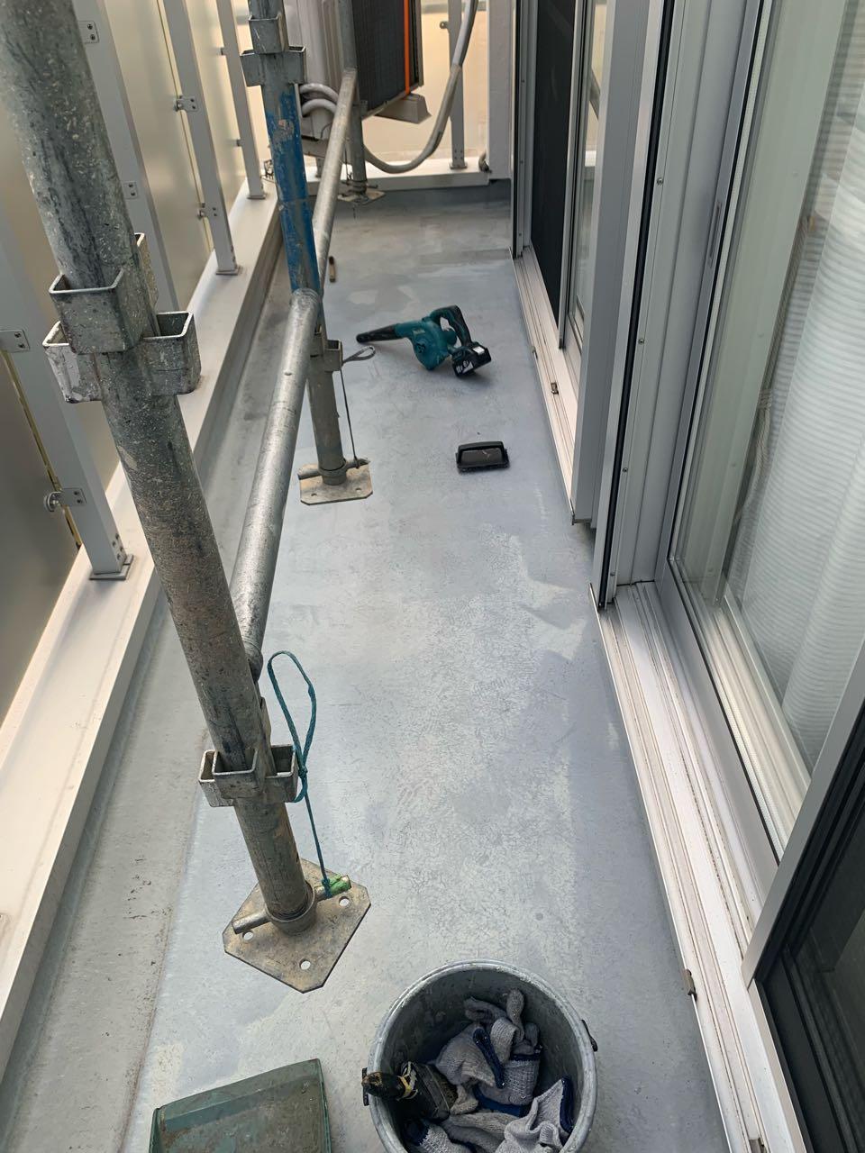 【防水工事】清掃・ケレン作業