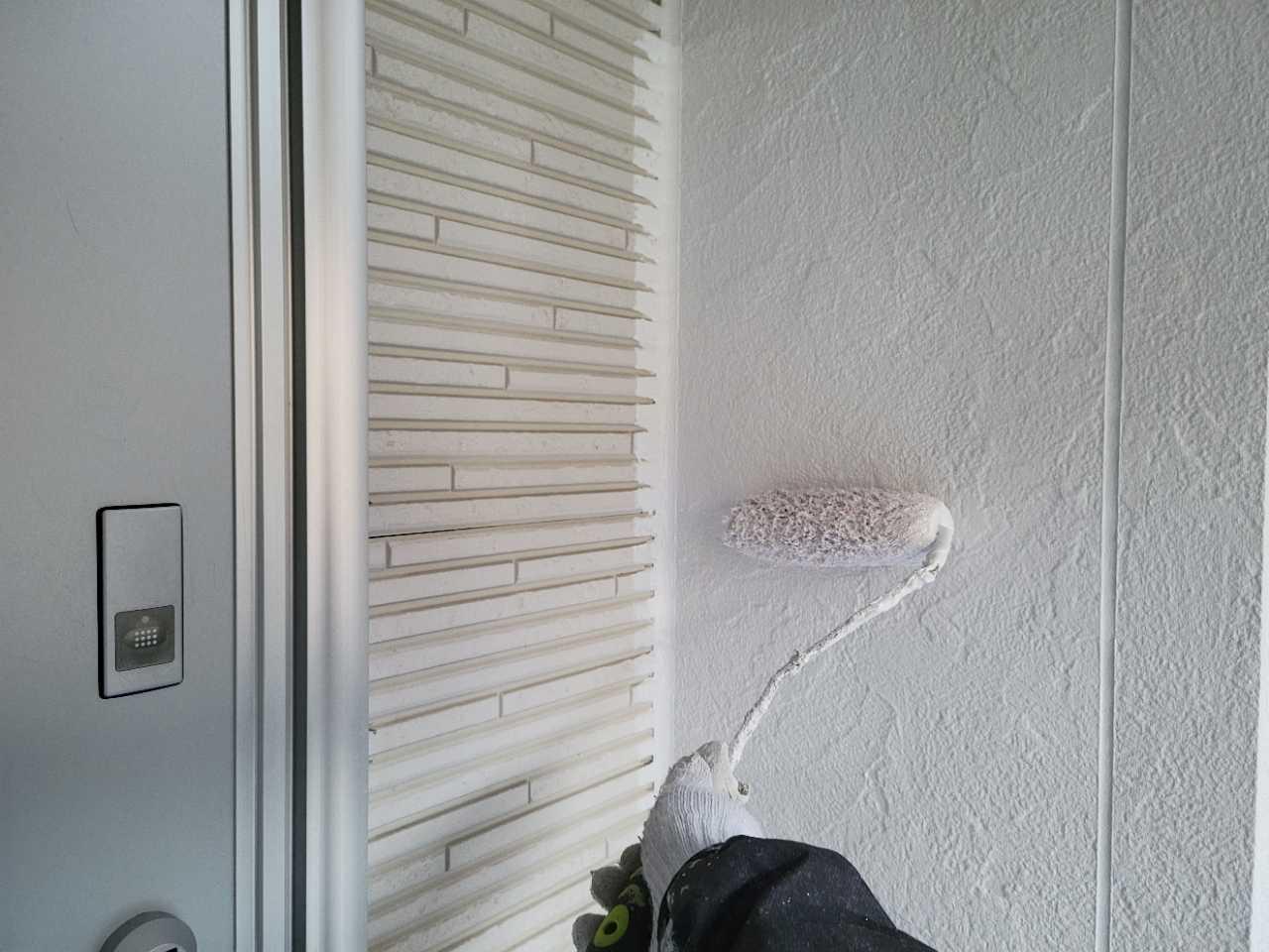 【外壁塗装1】上塗り