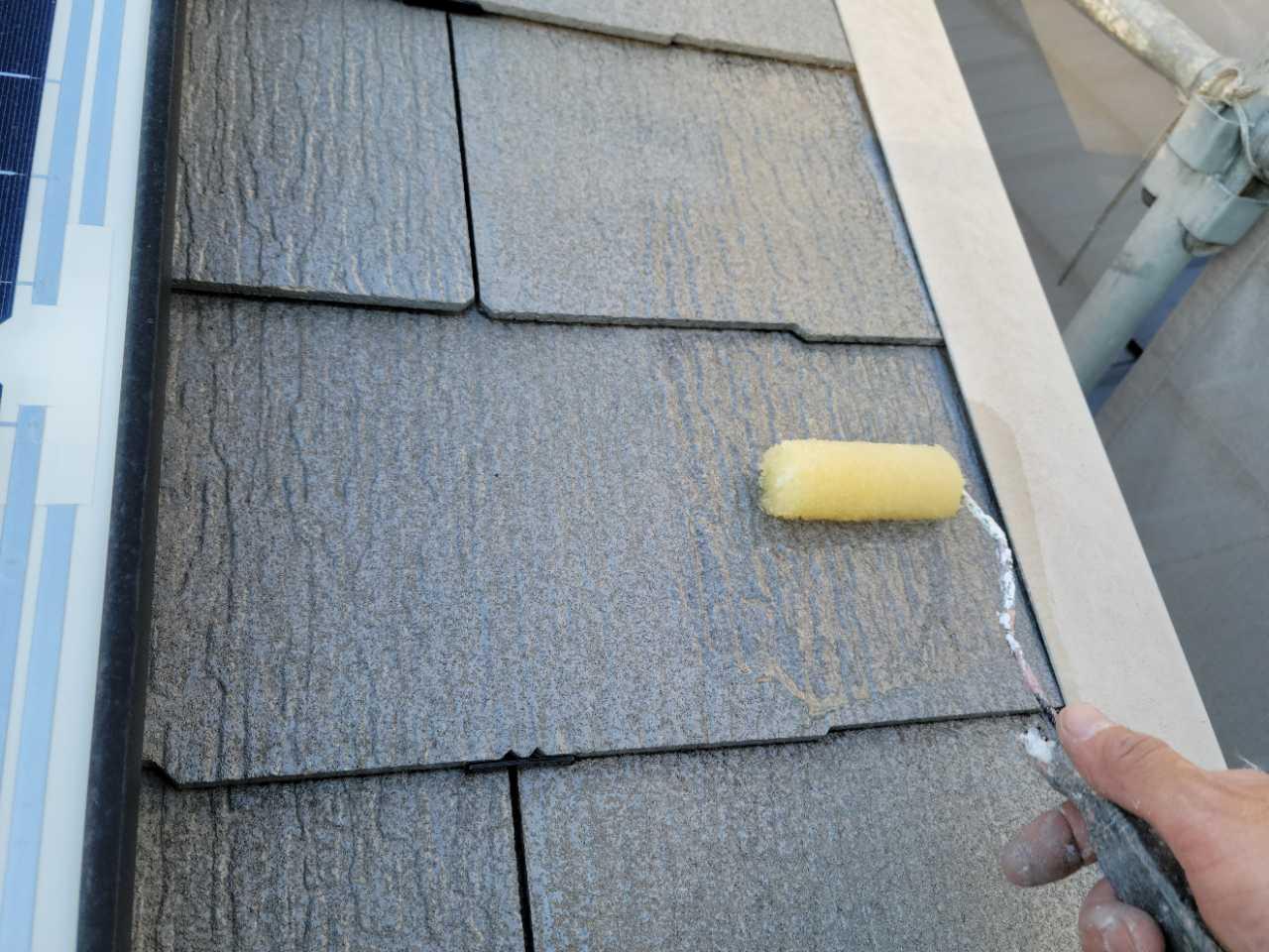 【屋根塗装】下塗り2
