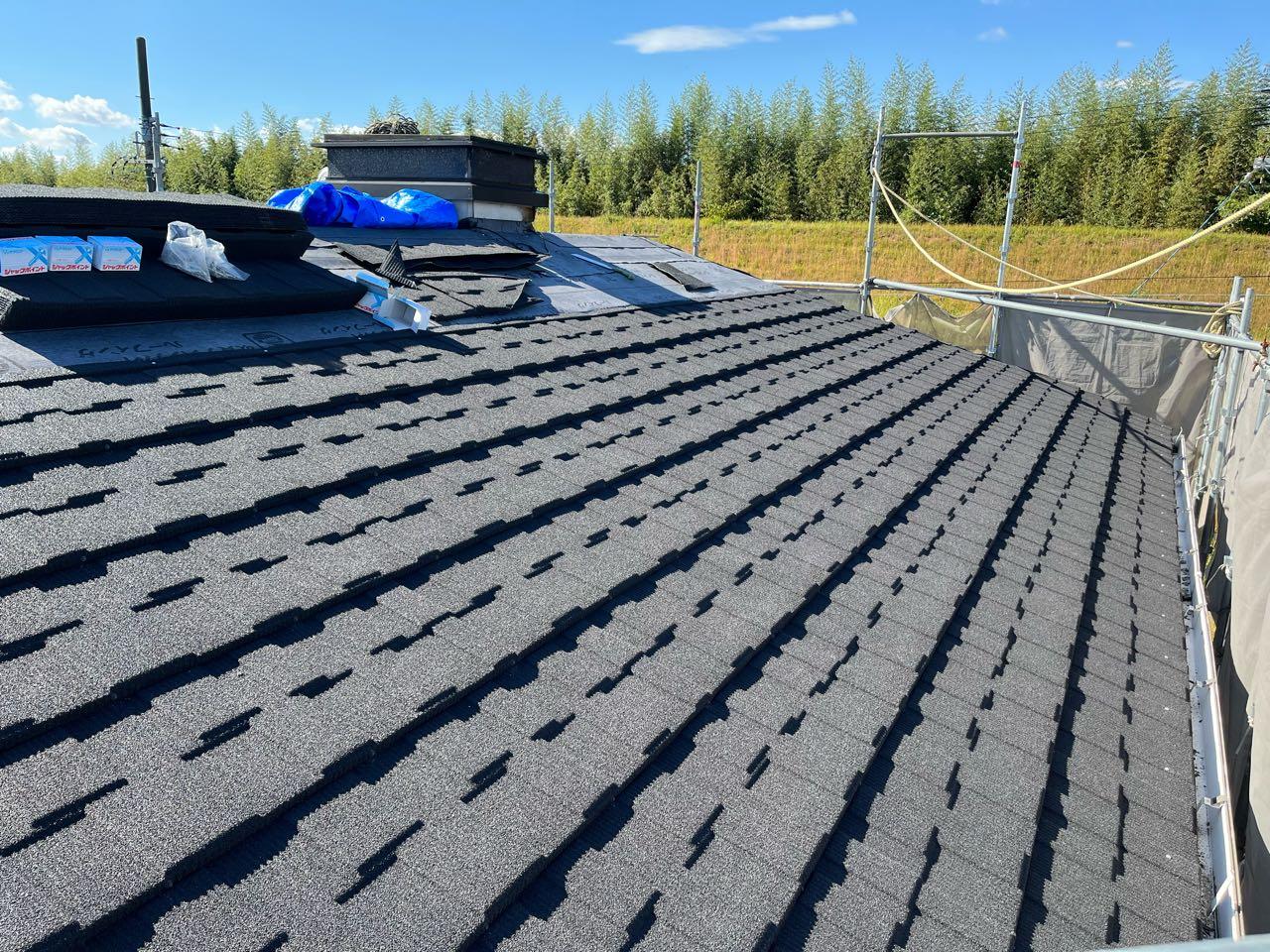 【屋根板金工事】屋根本体施工1