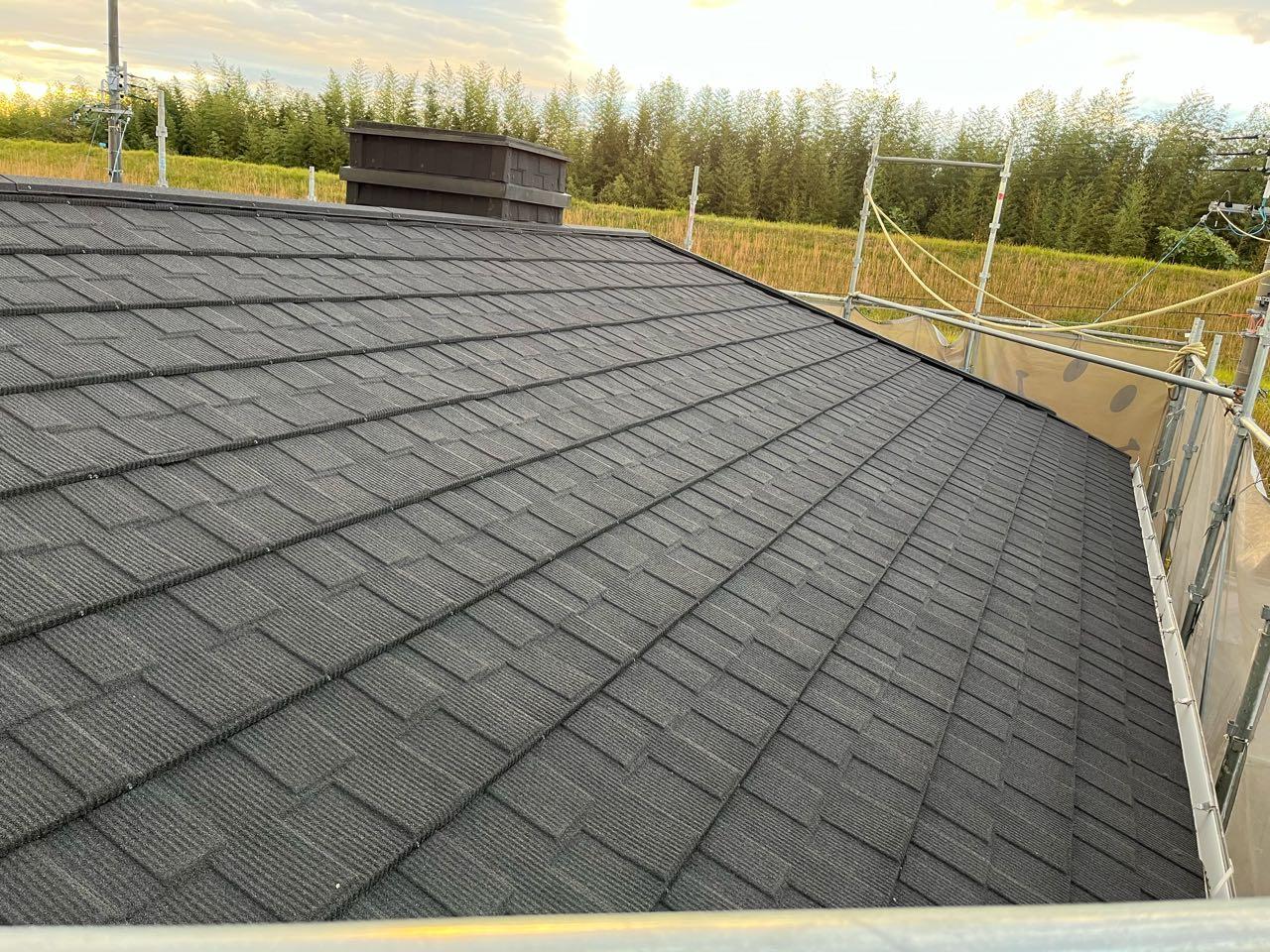 【屋根板金工事】完成全景