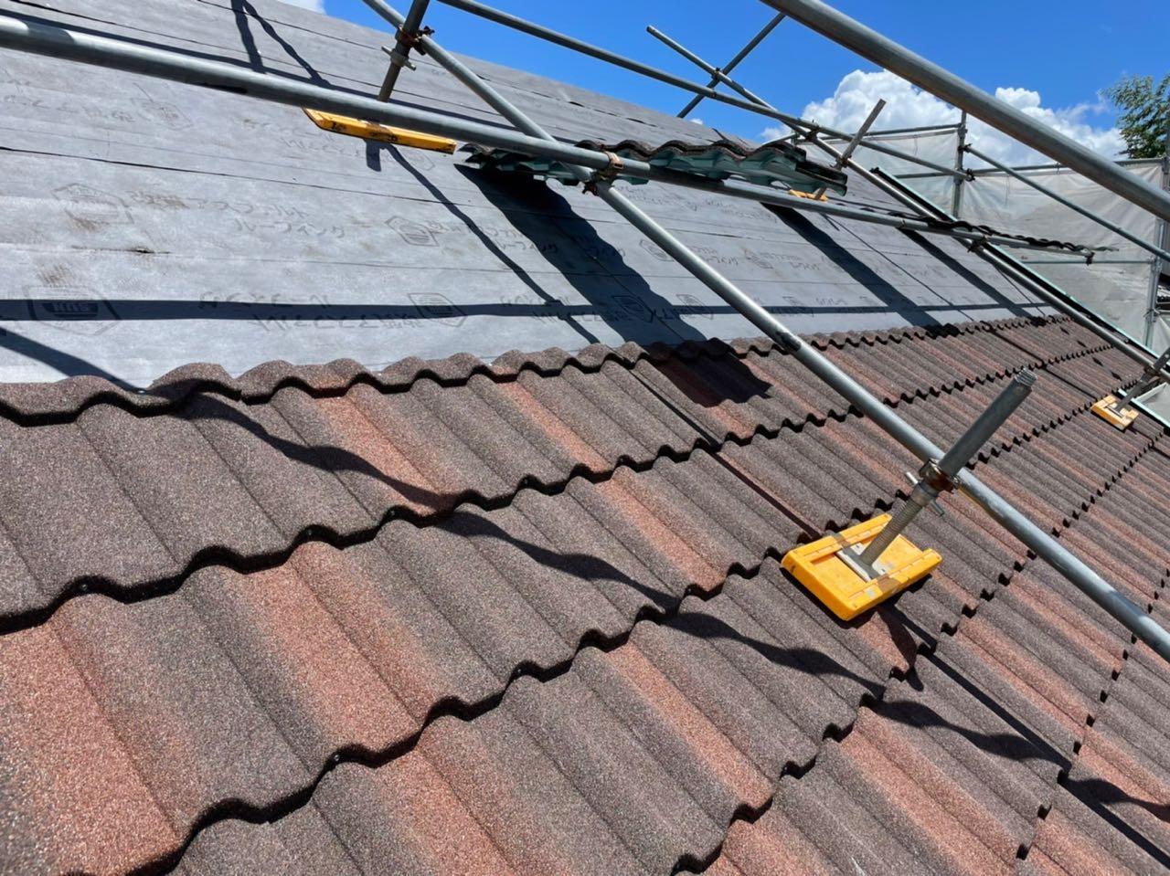 【屋根板金工事】屋根本体施工1