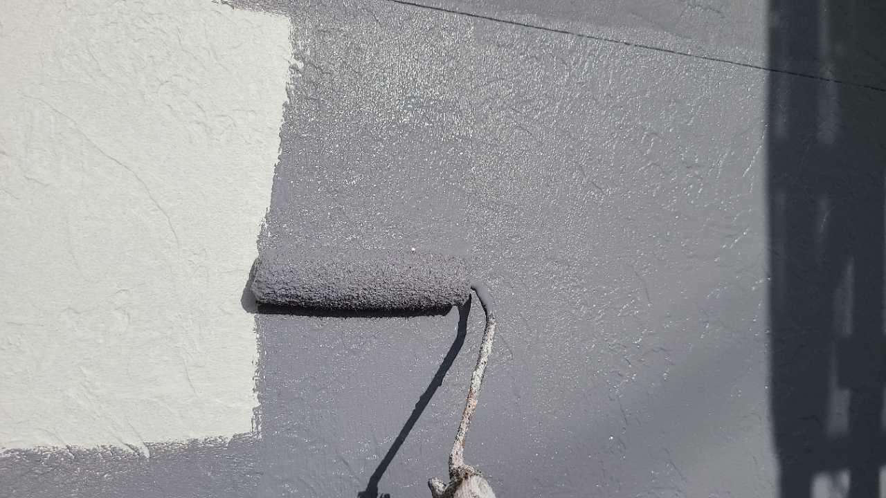 【外壁塗装2】中塗り