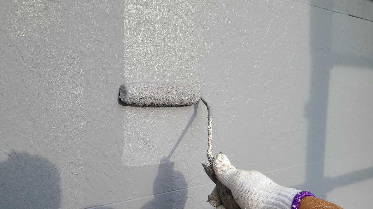 【外壁塗装2】上塗り