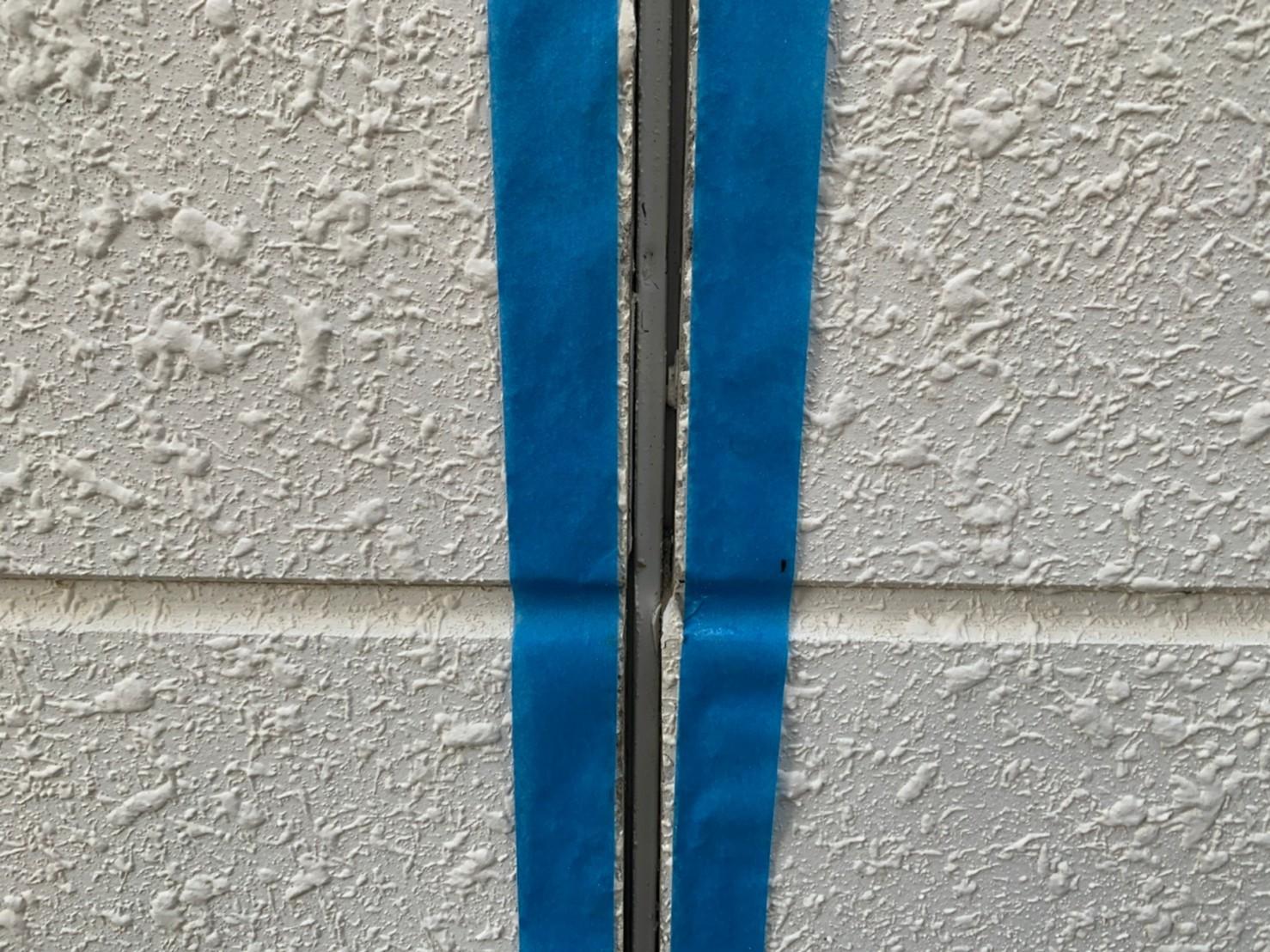 【シーリング工事】マスキング貼り