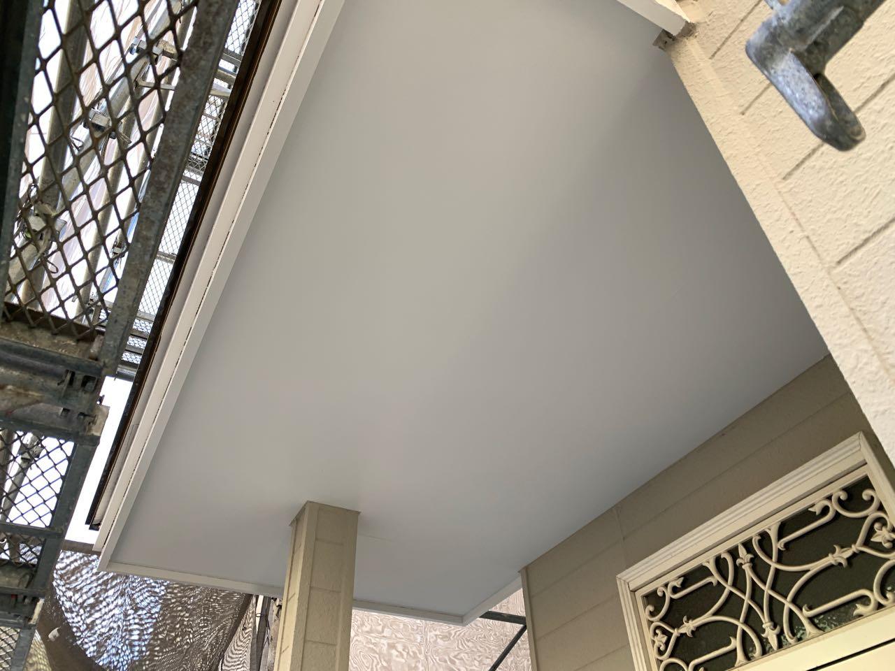 【軒天塗装】完了