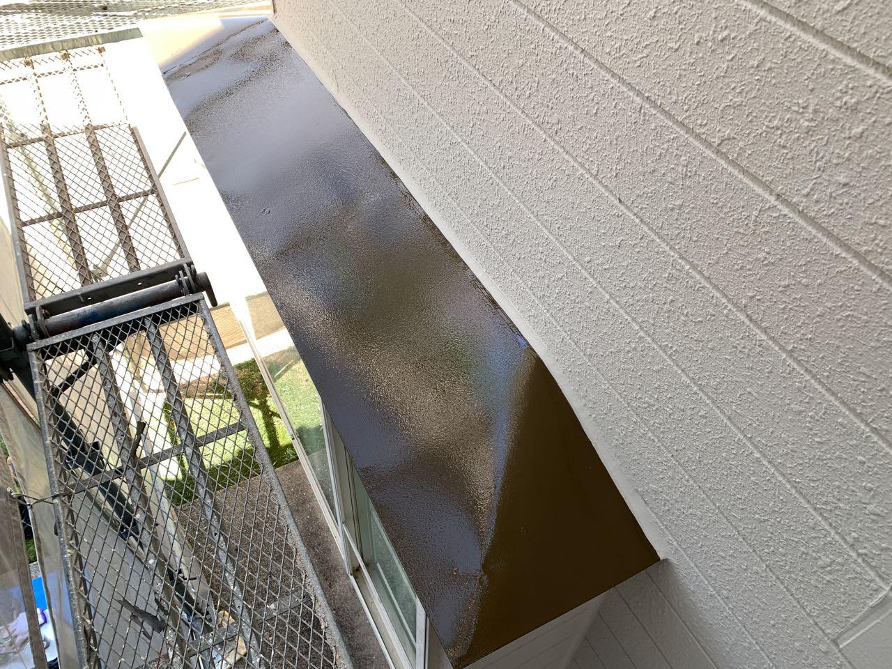 【庇塗装】完了