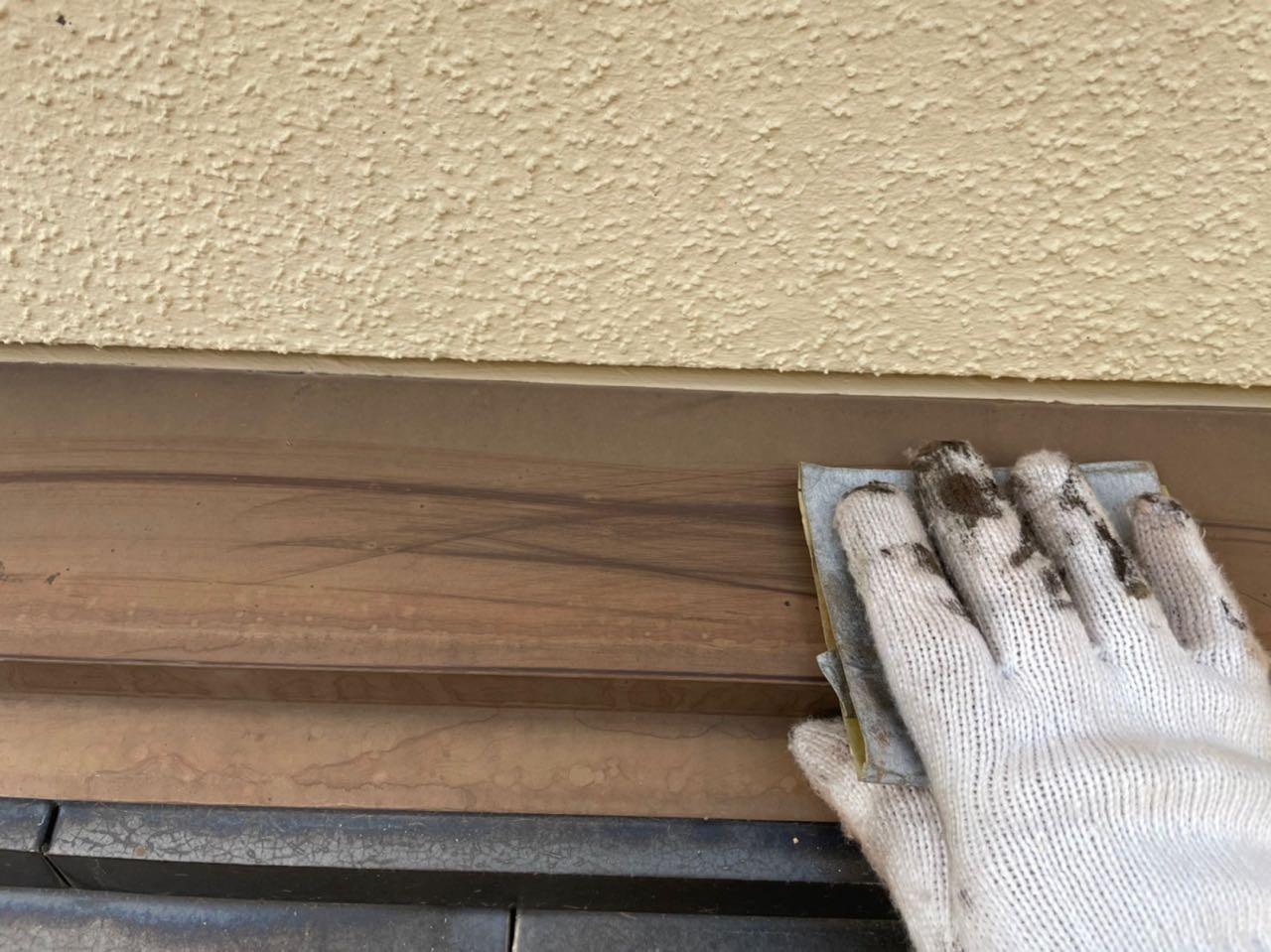 【熨斗板金塗装】ケレン作業