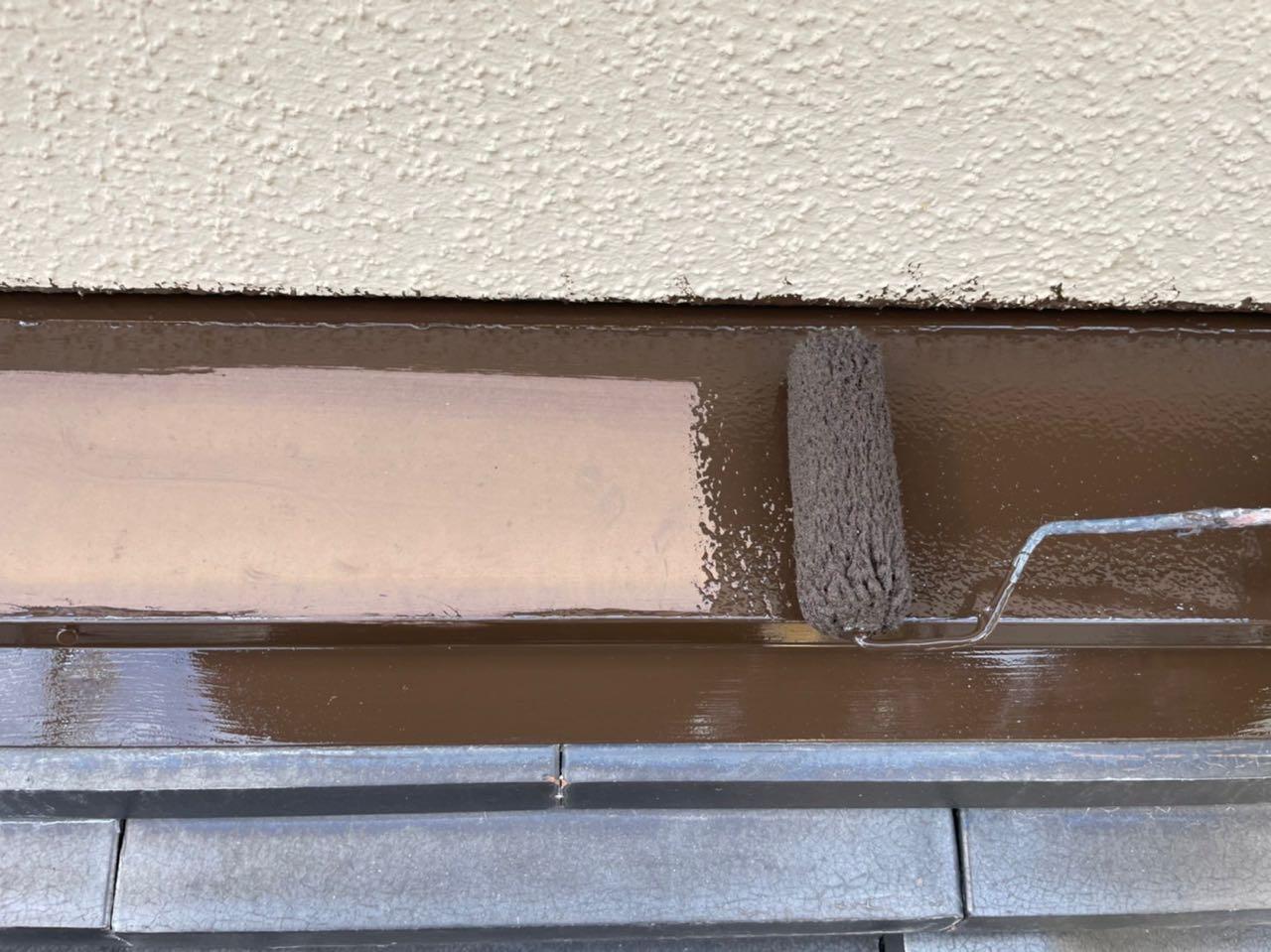 【熨斗板金塗装】仕上げ塗装1回目