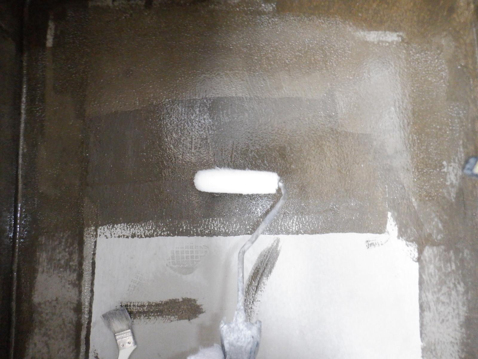 【防水工事】プライマー塗布