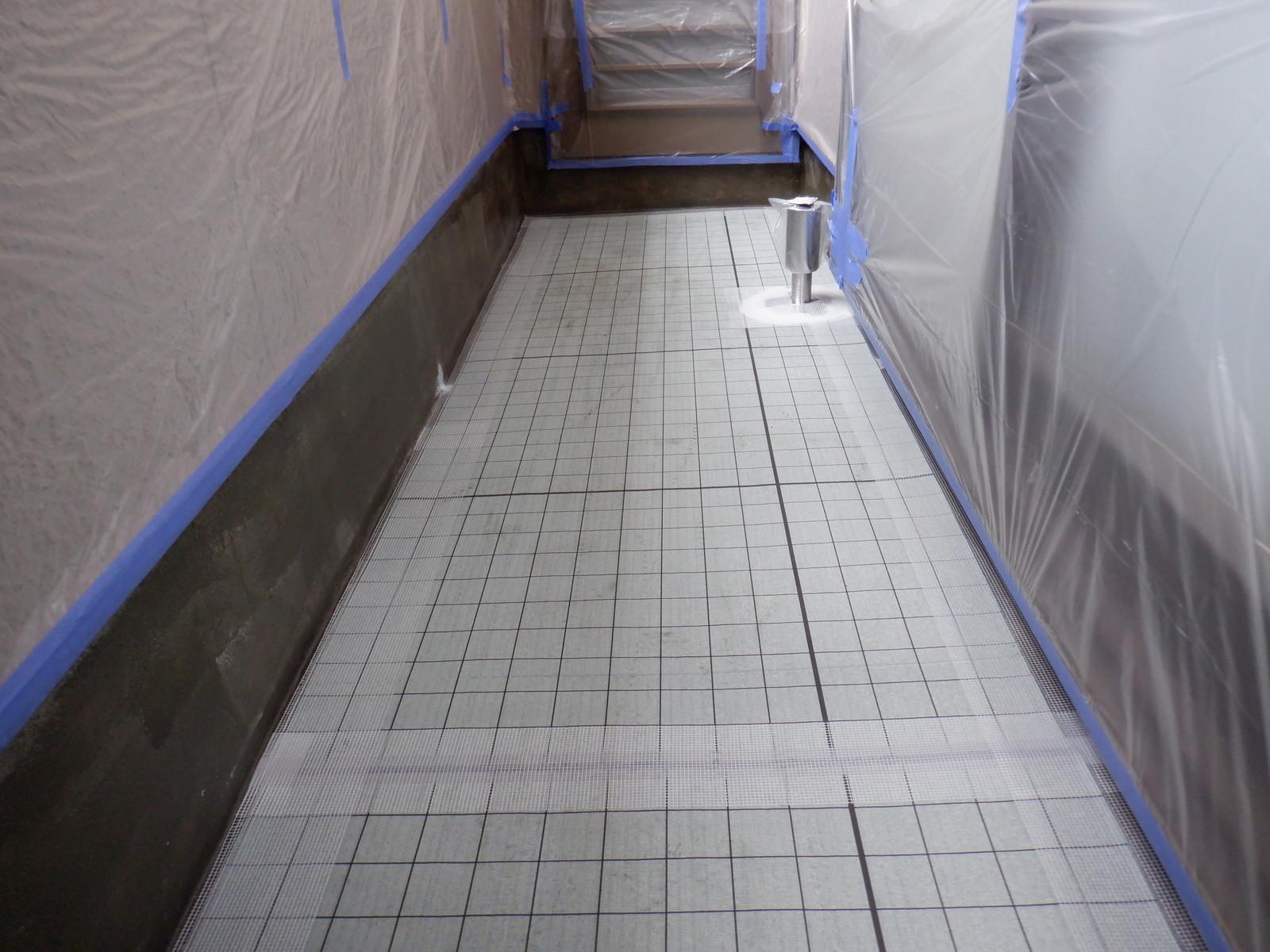 【防水工事】自着シート貼り