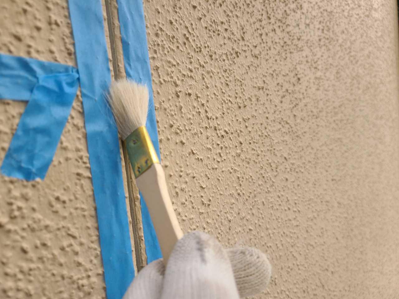 【シーリング工事】プライマー処理