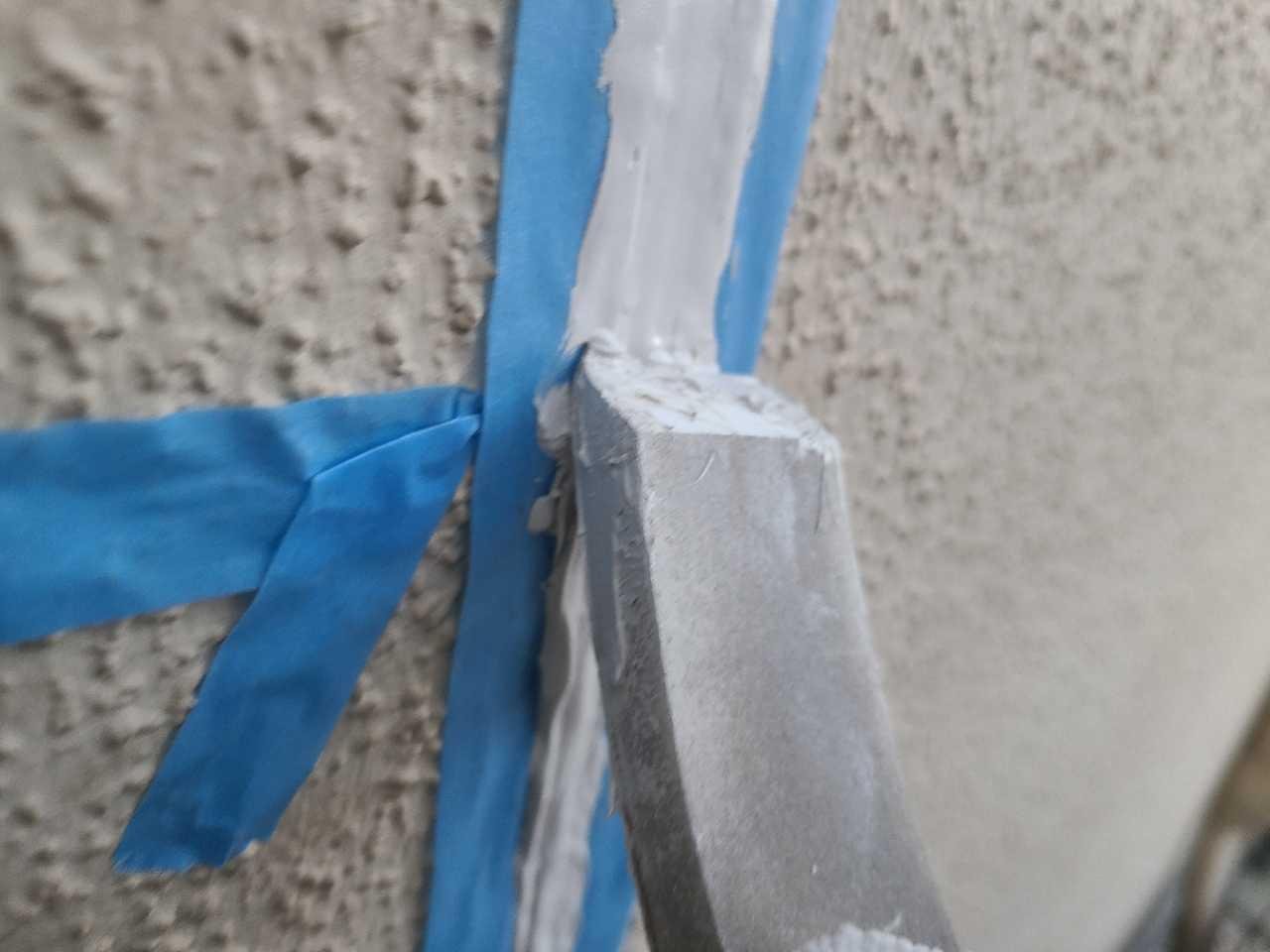 【シーリング工事】ヘラ押さえ