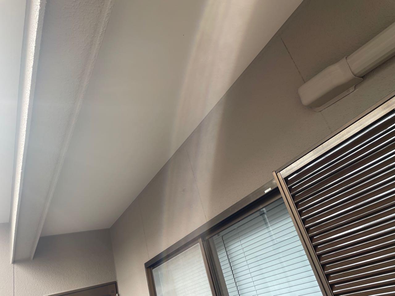 【軒天塗装】完了