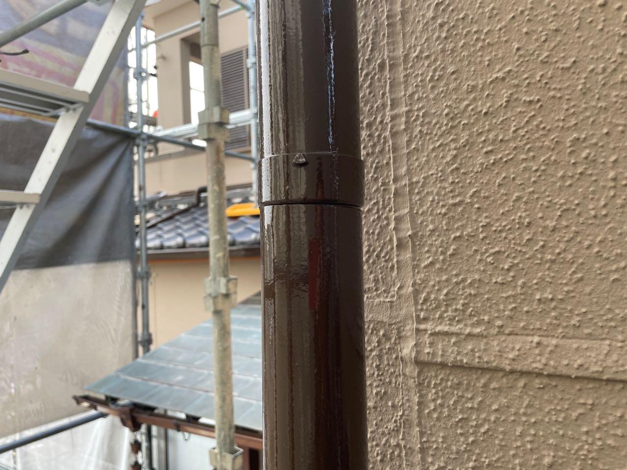 【雨樋塗装】完了