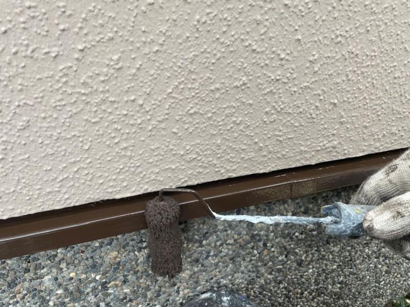 【水切り塗装】上塗り