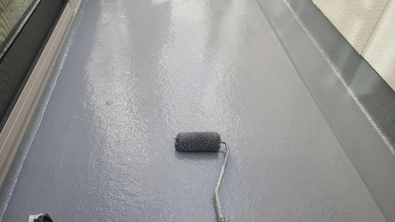 【防水工事】ウレタン防水塗布2回目