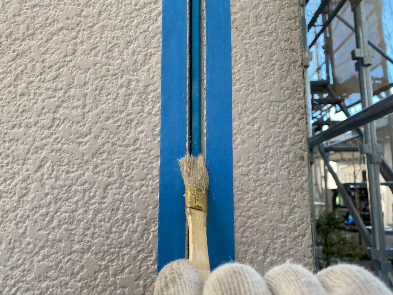 【シーリング工事】プライマー処理