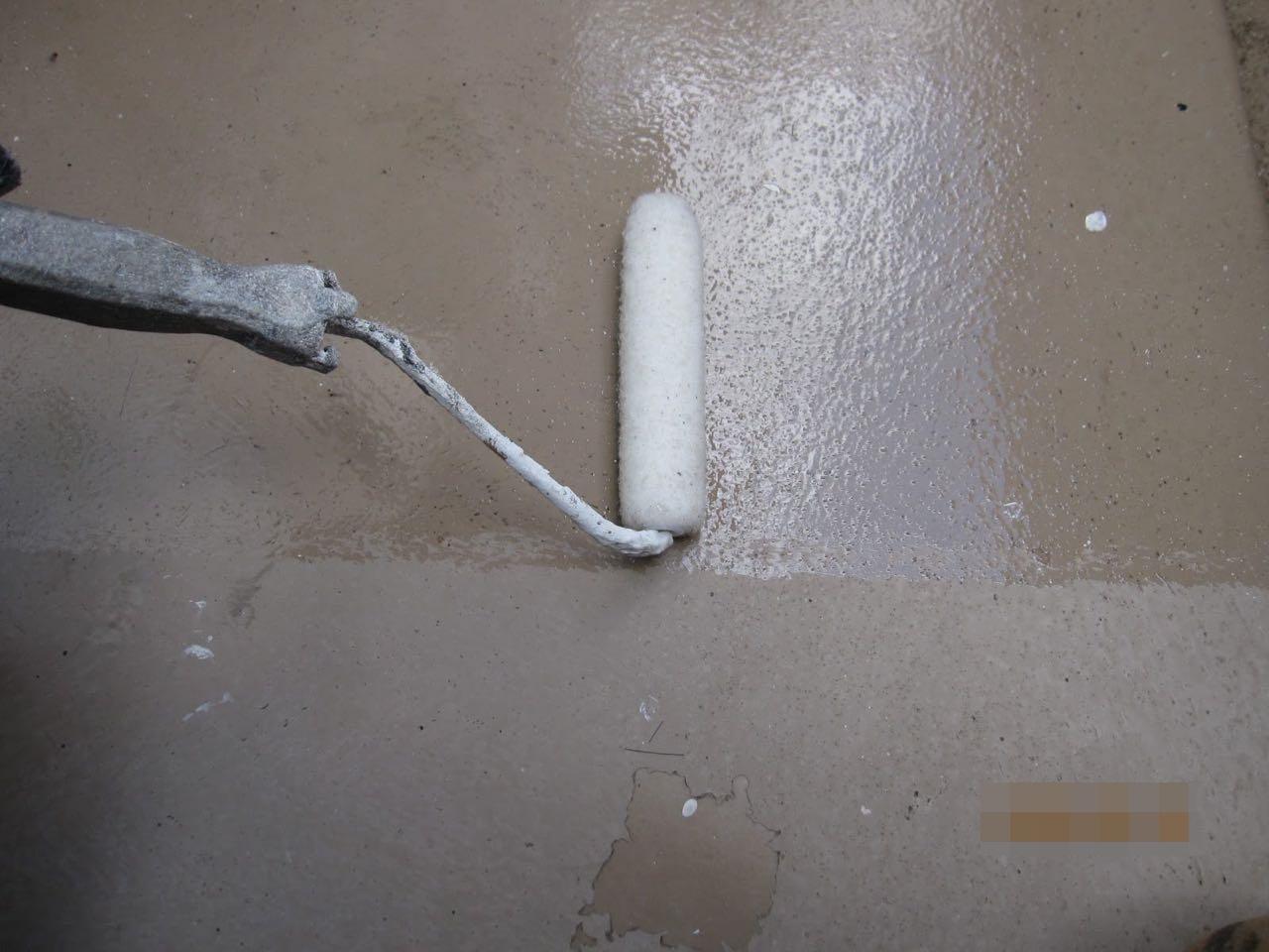 【防水工事】プライマー塗布