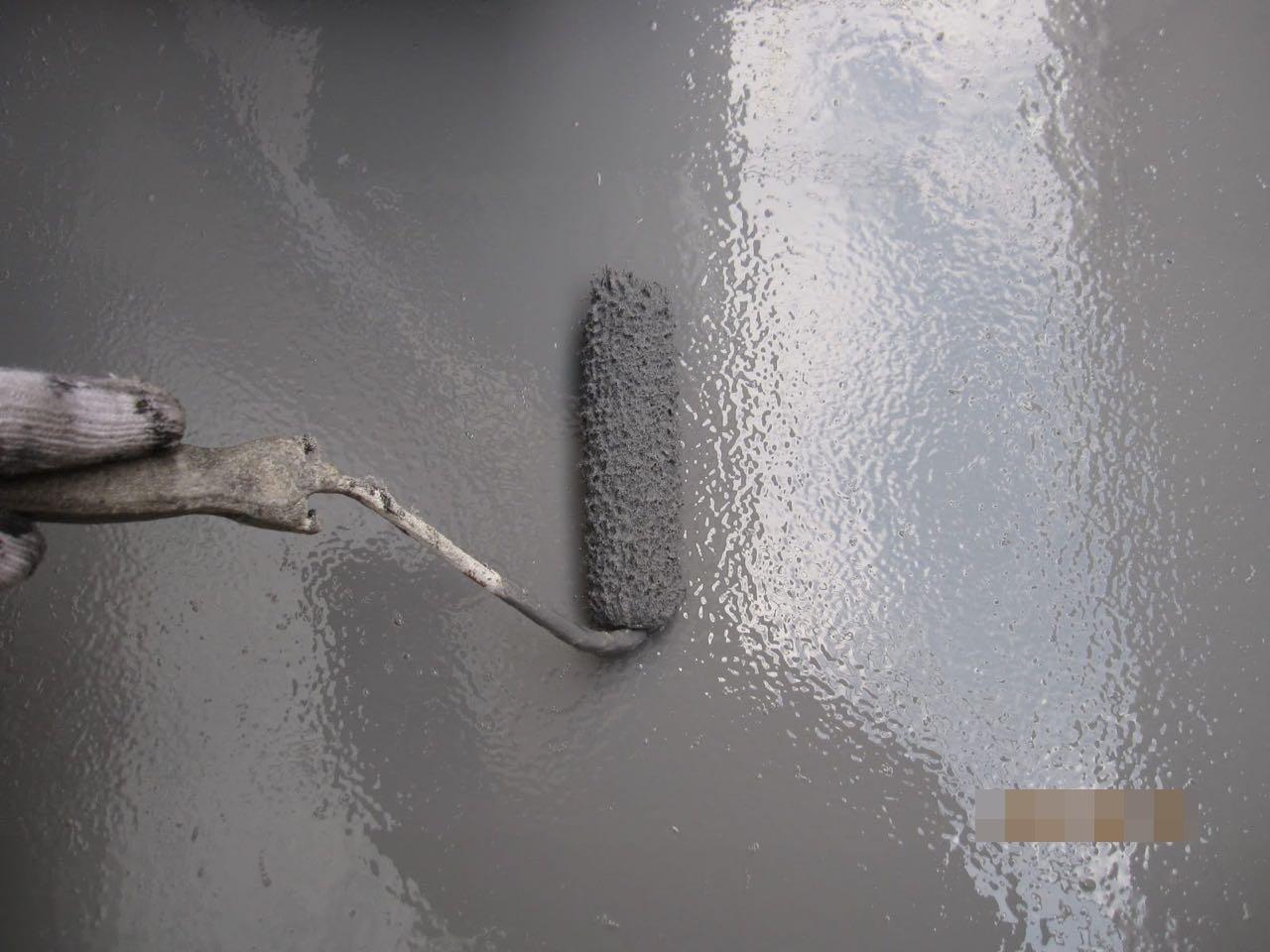 【防水工事】ウレタン防水塗布2回目